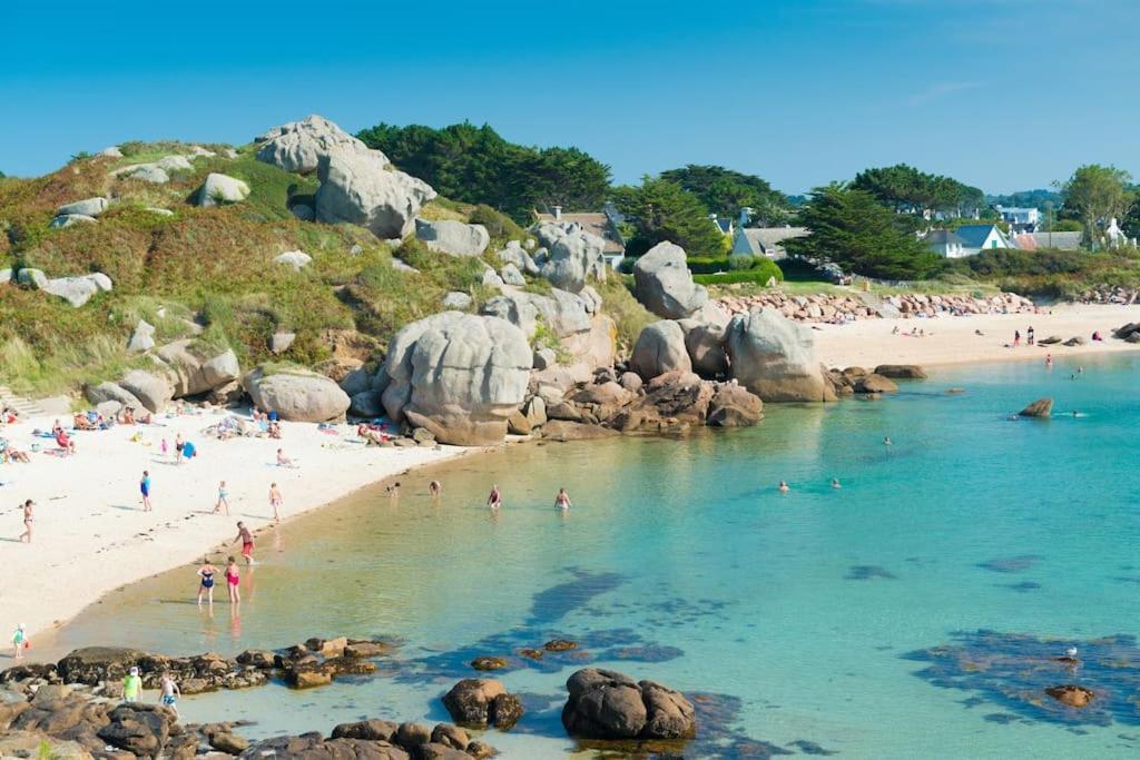 Maison Familiale A Tregastel - Proche Des Plages Exterior foto
